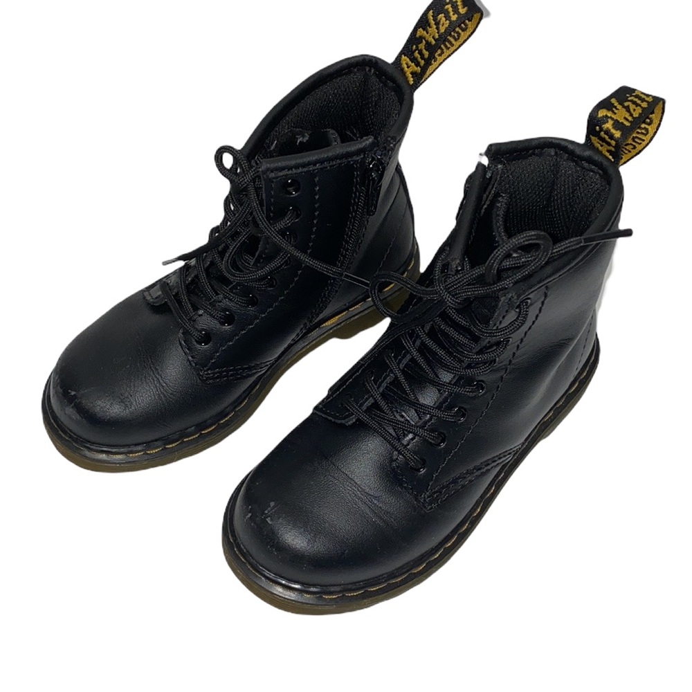 Dr. Martens DELANEY Kids combat boots sz 10